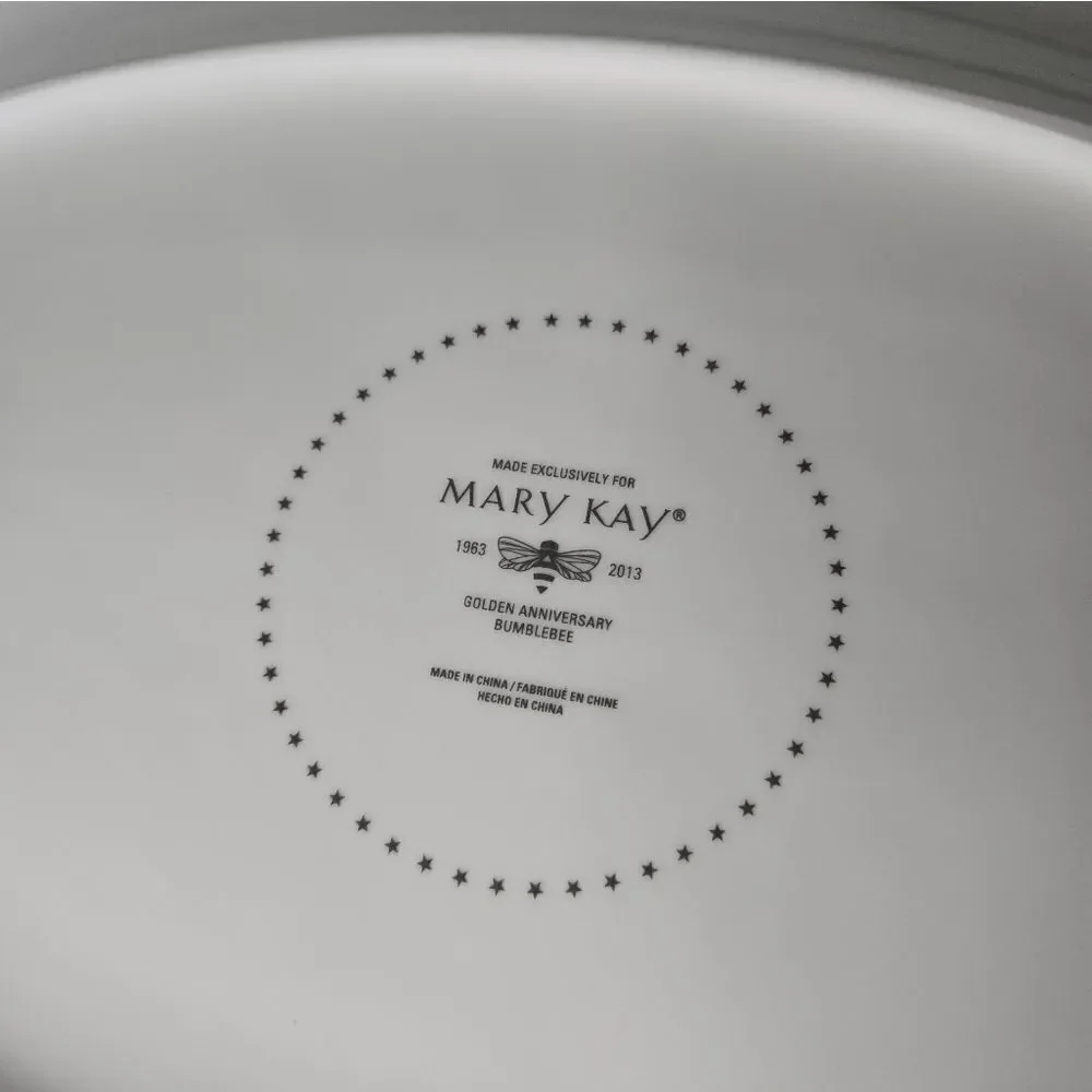 Mary Kay Bumblebee Golden Anniversary platter htf rare 14.5